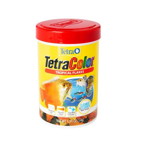 TetraColor Tropical Seafood Flakes Fish Food - 1.91oz - image 1 of 3