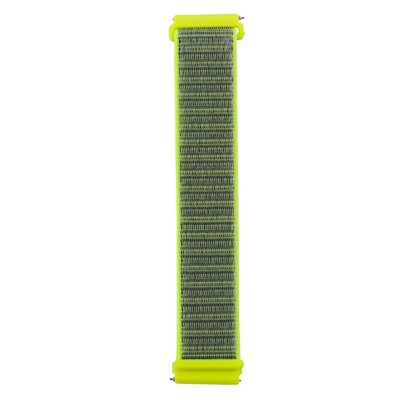 Insten Soft Woven Nylon Band for Fitbit Versa 2 / 1 / Lite / SE, Replacement Strap, Yellow