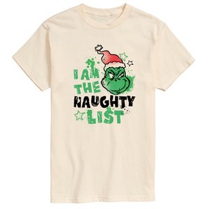 Men's - Dr. Seuss - The Grinch I Am The Naughty List Short Sleeve Graphic T-Shirt - 1 of 4