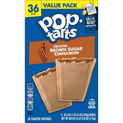 Pop-Tarts Frosted Brown Sugar Cinnamon Toaster Pastries - 60.9oz/ 36ct