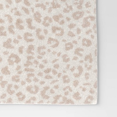 Cozy Feathery Knit Cheetah Throw Blanket Beige - Threshold&#8482;_2