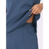 INSPIRE CHIC Women's Knit Matching Sweatsuits Tops and Wide Leg Pants 2 Piece Outfits Sets - 4 of 4
