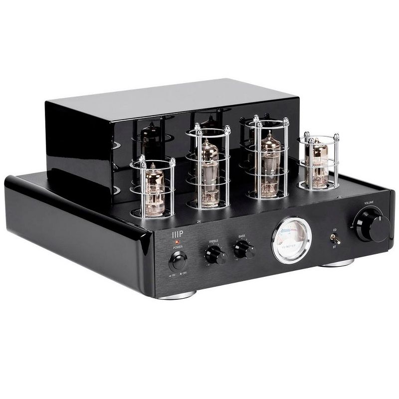 Monoprice Stereo Hybrid Tube Amplifier With Bluetooth & Line Output |  50 Watt, 2 of 6