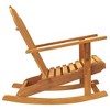 Garden Adirondack Chair Natural Teak Solid teak wood Standard vidaXL - 4 of 4