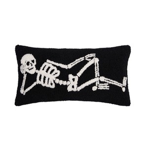 C&F Home 24" x 12" Relaxed Skeleton Hooked Throw Pillow - 1 of 3