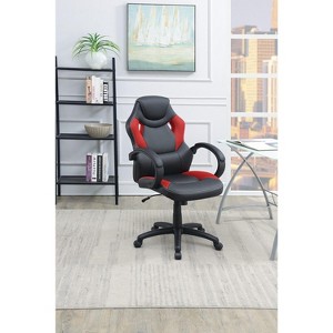 Sapphtopaz Adjustable Office Chair with High Back, Ergonomic Gaming Chair with Armrest and Wheels, Swivel Computer Chair for Office - 1 of 4
