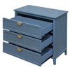 GDFStudio Virginia 31.5" Wood Storage Cabinet with 3 Dawers - 4 of 4
