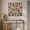 Art Remedy Ivory Floral Embroidery Chic Farmhouse Wall Art Framed - 2 of 4