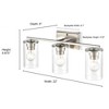 Millennium Lighting Verlana 3 - Light Vanity in  Chrome - 3 of 4