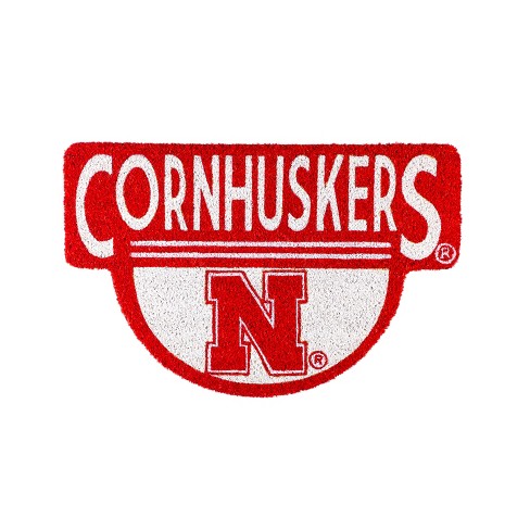 Huskers, Nebraska 18 X 30 Coir Doormat