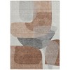 HomeRoots 8' X 10' Rust And Gray Abstract Washable Indoor Outdoor Area Rug - 4 of 4