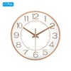 Unique Bargains Modern Silent Non Ticking Battery Operated Round Wall Clock 8 Inch - 3 of 4