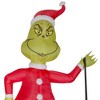 Grinch Christmas Airblown Inflatable and Max in Sleigh Colossal Scene Dr. Seuss , 12 ft Tall - 4 of 4