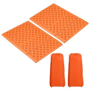 Unique Bargains Ultralight Waterproof Moisture Resistant Foam Seitting Mat 15"x10.6"x0.4" 2 Pcs - 1 of 4