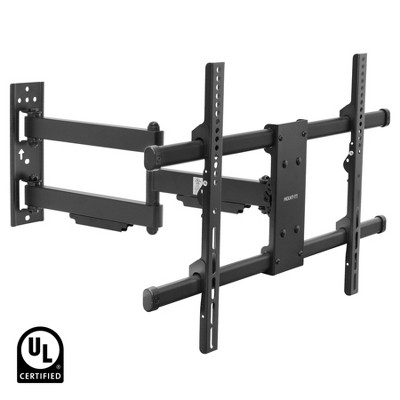 Mount-It! UL Certified Heavy Duty Full Motion TV Wall Mount For 37- 80 in. Flat Screen TVs, Wall Mount Bracket Max VESA 600x400, Holds up to 110 Lbs.
