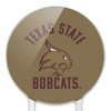 Texas State Bobcats Acrylic Cake Topper Party Decoration for Wedding Anniversary Birthday Graduation - 3 of 4