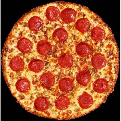 LOVE PIZZA Pepperoni & Sausage Frozen Pizza - 22.4oz