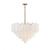 Crystorama Lighting Addis 16 - Light Chandelier in  Aged Brass - 4 of 4