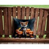 Tramull Halloween Throw Pillow, 14x14 Inch Indoor Outdoor Decorative Pet Theme Pillow - 4 of 4