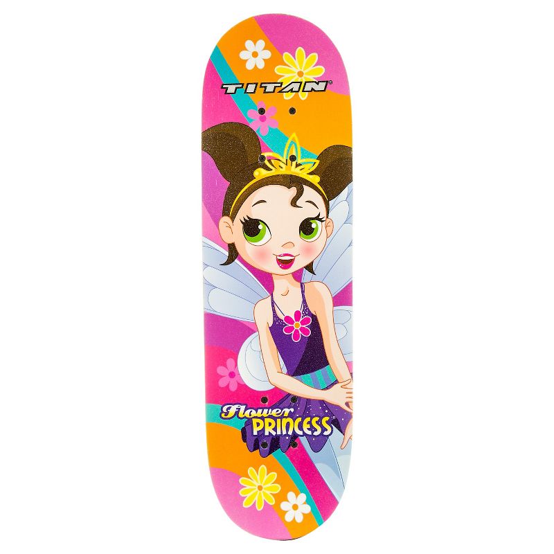 TITAN 9272 Flower Princess Complete 28" Girls' Pink skateboard, 1 of 11