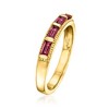 Ross-Simons 0.60 ct. t.w. Rhodolite Garnet Ring in 18kt Gold Over Sterling - 3 of 4