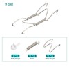 Unique Bargains Stainless Steel Kitchen Dish Racks for Decorative Plate Hanger Silver - 3 of 4