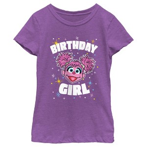 Girl's Sesame Street Birthday Girl Abby Cadabby T-Shirt - 1 of 4