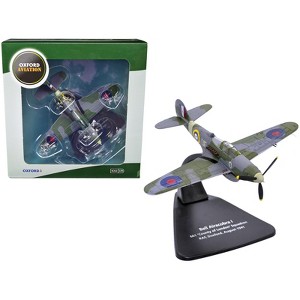 Bell Airacobra I Fighter Aircraft "RAF, Duxford" (August 1941) 1/72 Diecast Model Airplane by Oxford Diecast - 1 of 3