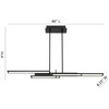 Eurofase Lighting Bayswater 1 - Light Chandelier in  Matte Black - 3 of 3