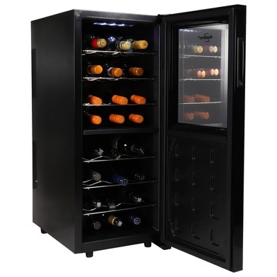 Koolatron 24-Bottle Dual-Zone Wine Cooler - Black