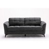 Callie 79" Gray Woven Polyester Sofa - 3 of 4