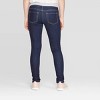 Girls' Mid-Rise Knit Waist Pull-On Skinny Jeans - Cat & Jack™ - 2 of 3
