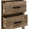 NicBex Nightstand with 2 Drawers,1pc Side Table with Metal Pulls and Wood Legs,Bedside Table for Bedroom,Living Room - 4 of 4