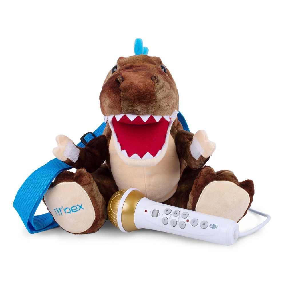 UPC 047237000106 product image for Singing Machine Plush Toy with Sing-Along Microphone - Lil' Rex | upcitemdb.com