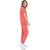 MediChic Womens 8-Pocket Scrubs Set- Mock Neck with 4-Pocket Jogger Scrub Pants - 4 of 4