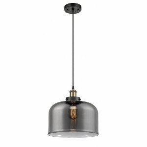 Bell - 1 Light Cord Hung Mini Pendant In Industrial Style-11.38 Inches Tall and 12 Inches Wide - 1 of 1