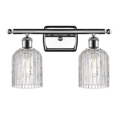 Bridal Veil - 2 Light Bath Vanity In Art Deco Style-10 Inches Tall and 15 Inches Wide