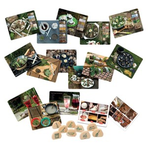 Yellow Door Sensory Mud Kitchen Play Stones and Activity Cards - 1 of 4