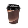 Posh Setting 16 oz Insulated Paper Hot Cups with Lids - 32 Pack - 4 of 4