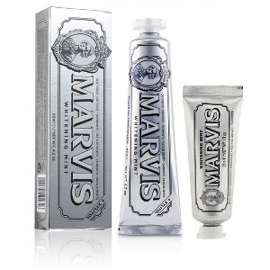 Marvis WHITENING MINT Toothpaste (4.4 oz + 1.3 oz DUO Pack Set) MADE IN ITALY |  Paste Gently Removes Tooth Plaque & Teeth Stains Kit - 1 of 4