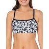 Fruit of the Loom Women's Spaghetti Strap Cotton Sports Bra 3-Pack - 2 of 4