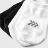 Women's Lightweight 10+1 Bonus Pack Liner Athletic Socks - All In Motion™ Black/White 4-10 - 3 of 3