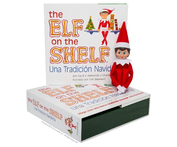 The Elf on the Shelf&#174;: Uno Tradici&#243;n Navide&#241;a with Blue-Eyed, Light Skin Tone Girl Scout Elf