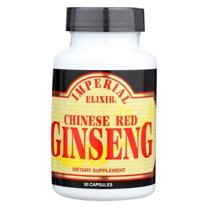 Imperial Elixir Red Ginseng 500 mg  50 Capsules - 1 of 3