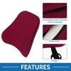 Unique Bargains Memory Foam Car Lumbar Support Cushion Washable with Tie - 2 of 4