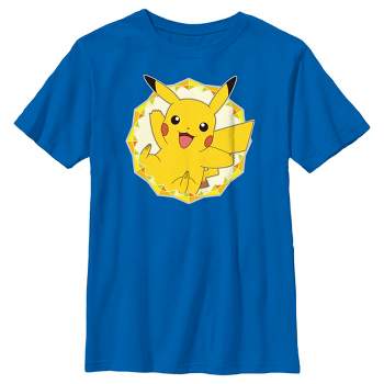 Boy's Pokemon Pikachu Circle T-Shirt