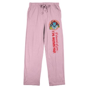 Pennywise "I've Dreamt Of You. I've Missed You" Women's Pink Sleep Pajama Pants - 1 of 4