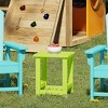 WestinTrends Malibu Kids Outdoor Patio Furniture HDPE Adirondack Square Side Table - 2 of 4