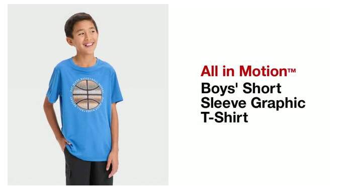 Boys' Short Sleeve Graphic T-Shirt - All In Motion™, 2 of 5, play video