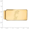 Black Bow Jewelry 14k Yellow Gold Cincinnati Bearcats NCAA Money Clip - 2 of 3